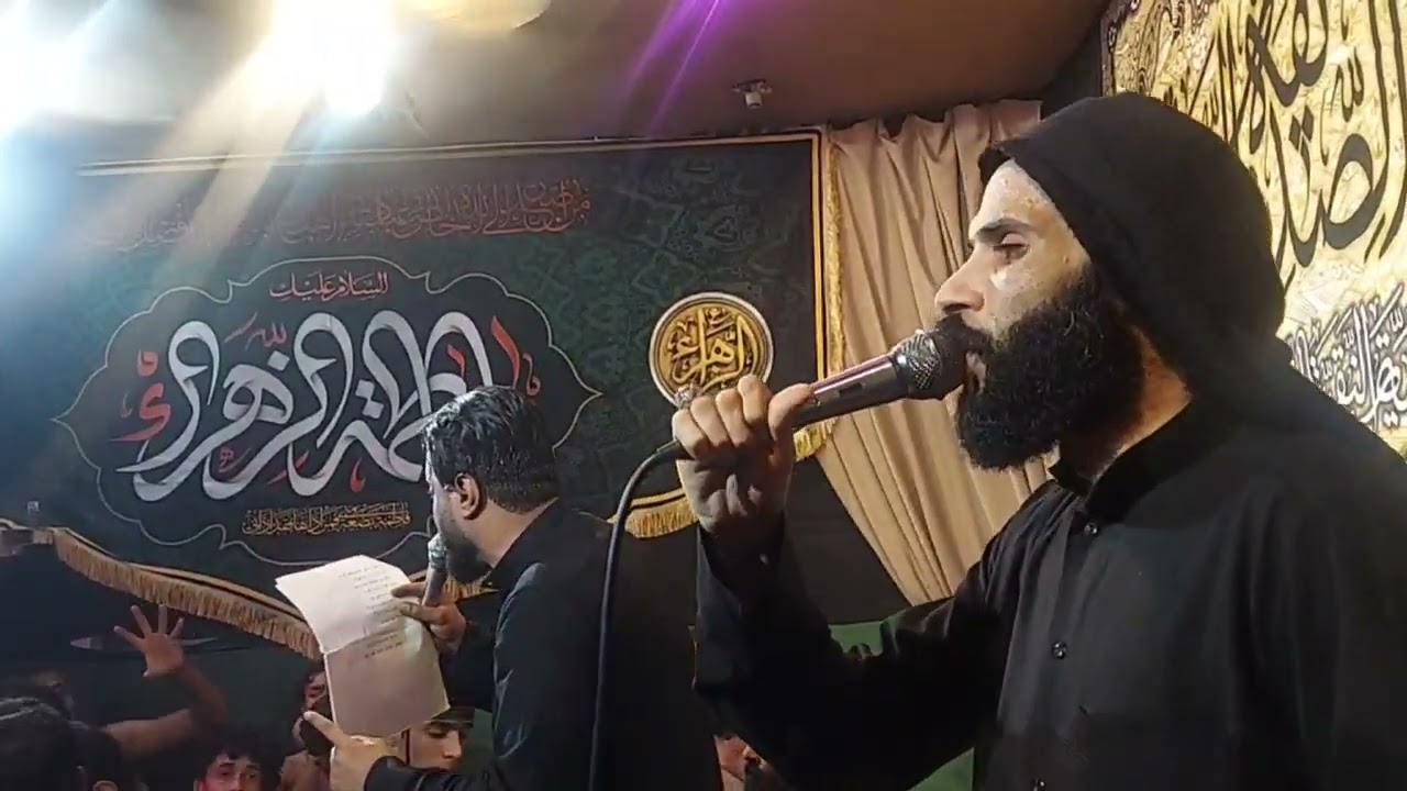 حسن خريبط الذاكر أمير جميل مجلس استشهاد الزهراء موكب ابالفضل العباس سوق الشيوخ 2023