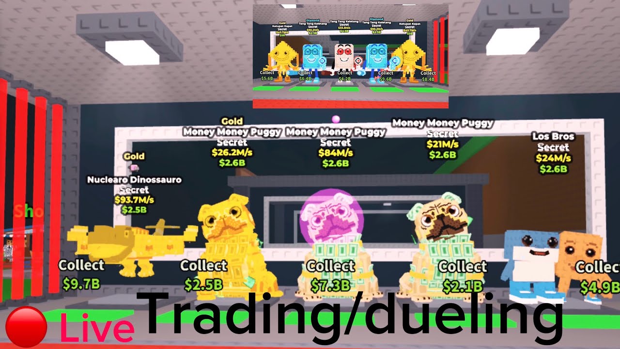 🟥 Trading/dueling in sab live.
