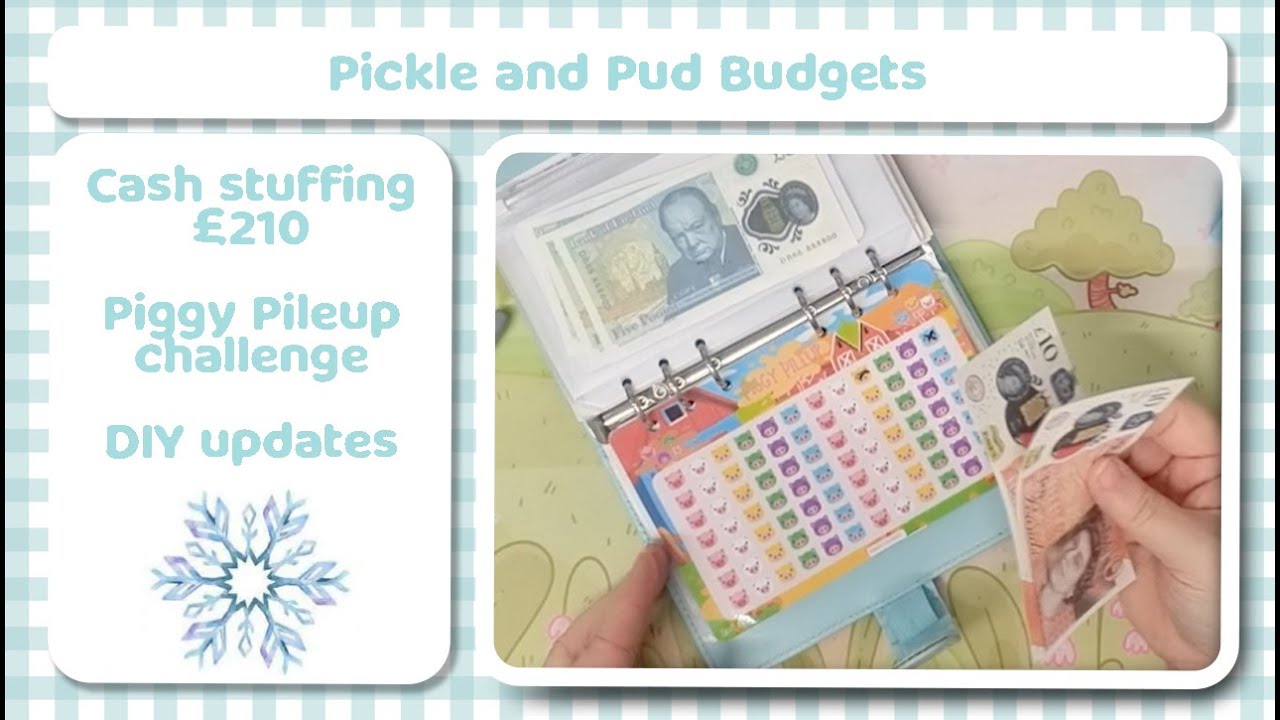 Cash stuffing £210 | Starting Piggy pileup | DIY updates.