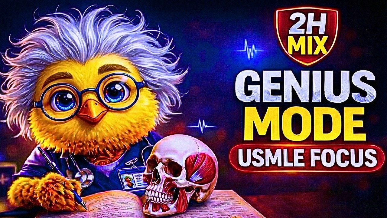 FOCUS LIKE A GENIUS : Study With Me Anatomy | 2H Music For Focus 🧠