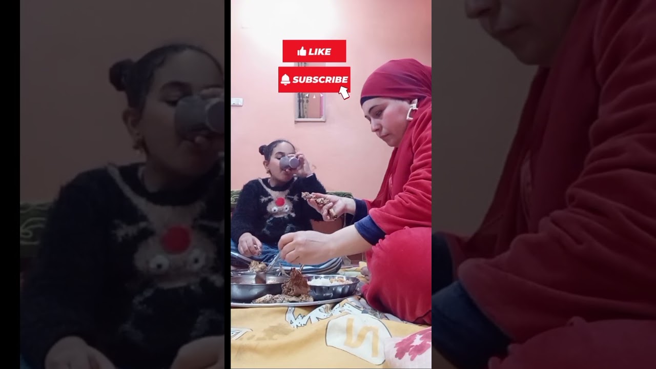 أحلى لمّة مع بناتي 🌸 بنأكل الفاصوليا اللي عملناها في اللايف 👉| يوميات أم آيلين وجنى