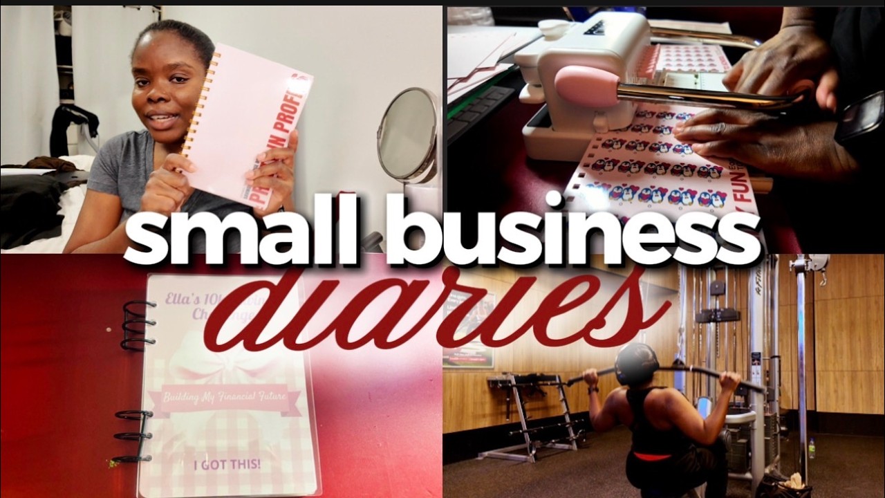 Realistic Days In My Life As A Small Business Owner | New Challenge Book, Back Workout & More