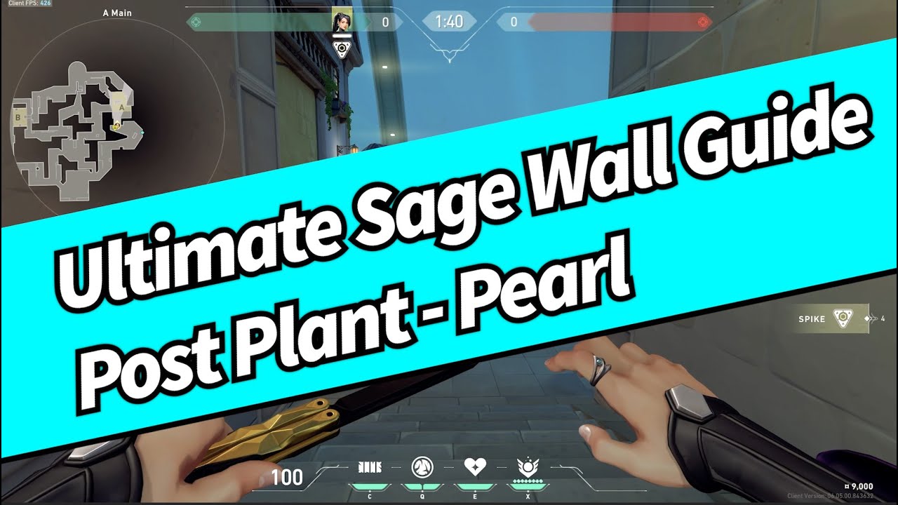 SAGE WALL GUIDE - POST PLANT PEARL #valorant #valorantclips #valorantgaming #sagewalls #pearl