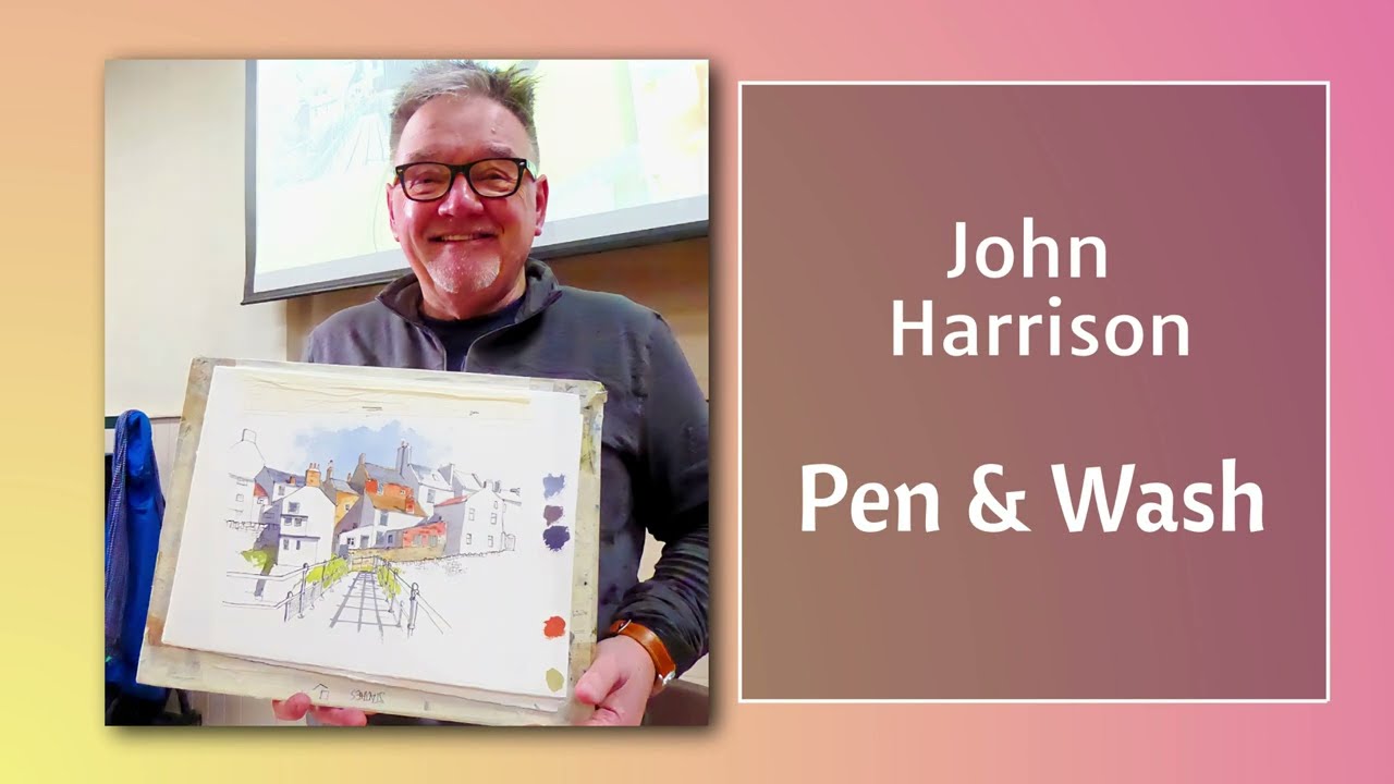 John Harrison ~ Pen & Wash Demo Part #2~ Feb 2023