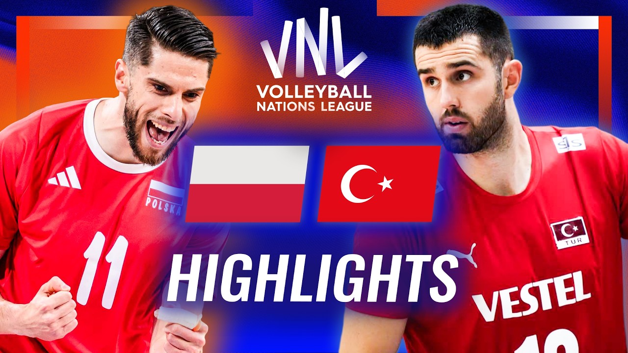 Poland 🇵🇱 vs. T&uuml;rkiye 🇹🇷 - Highlights | Week 2 | Men's VNL 2026