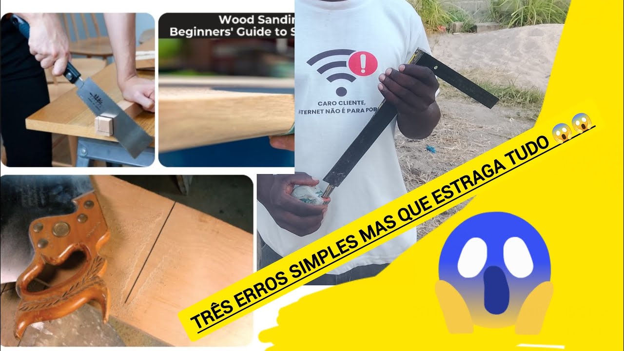 Evite Esses 3 Erros e Trabalhe Como Profissional!😱😱#amamosmarcenaria 