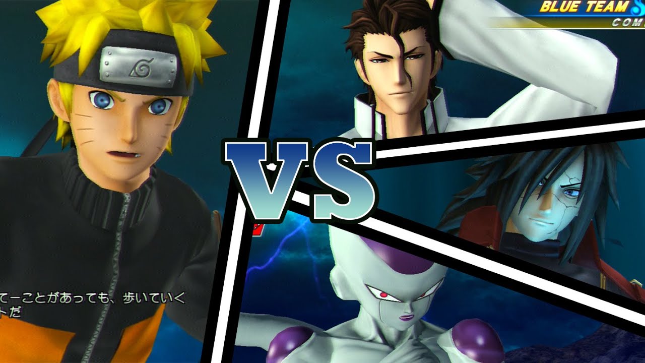 NARUTO VS MADARA, AIZEN, & FRIEZA