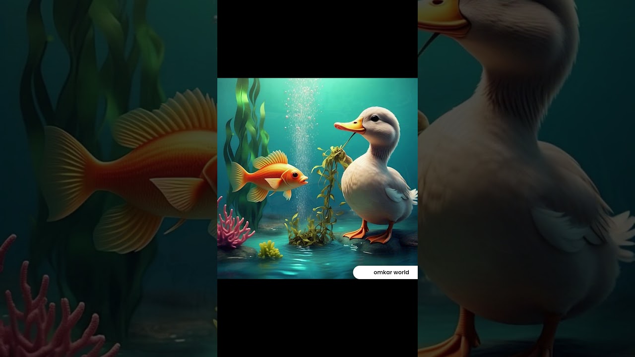 Duck’s Brave Rescue: Saving the Little Fish! 🐟 | Heartwarming Story for Kids 