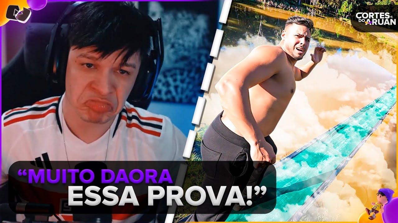 ARUAN REAGE: TENTE ATRAVESSAR A PONTE SUSPENSA COM SABÃO NIVEL HARD (RENATO GARCIA) -Cortes do Aruan