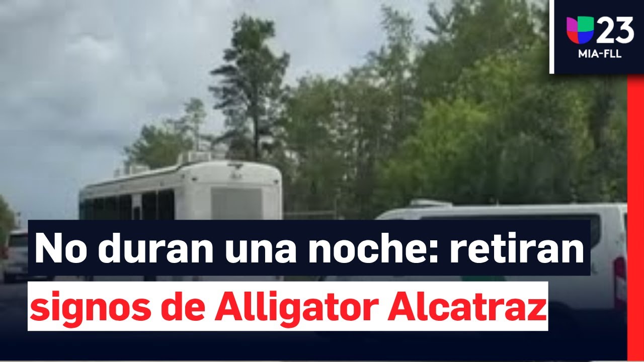 ¡De Alcatraz de los caimanes a deportación! Llegan los primeros autobuses de inmigrantes