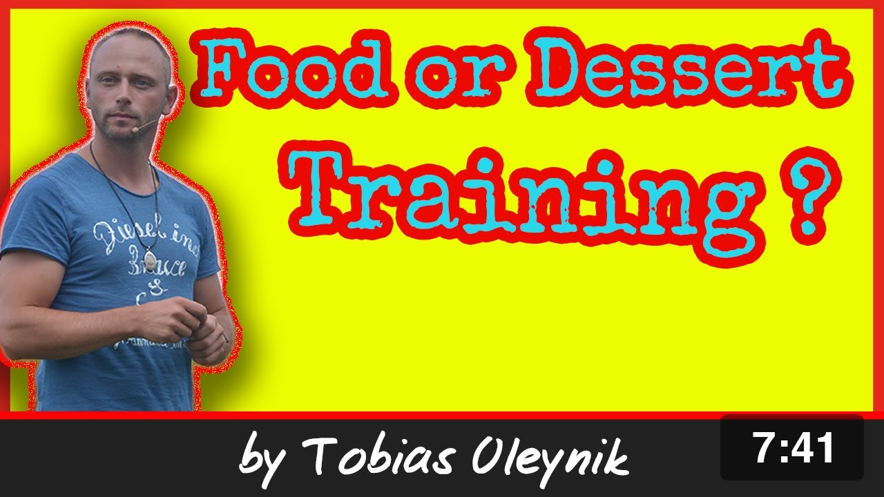 Food or treats (Desert) for dog training - by Tobias Oleynik