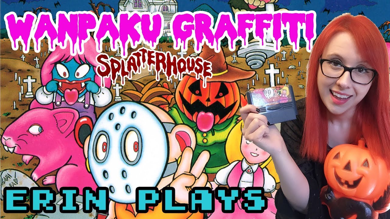 Splatterhouse Wanpaku Graffiti (Famicom) - Erin Plays