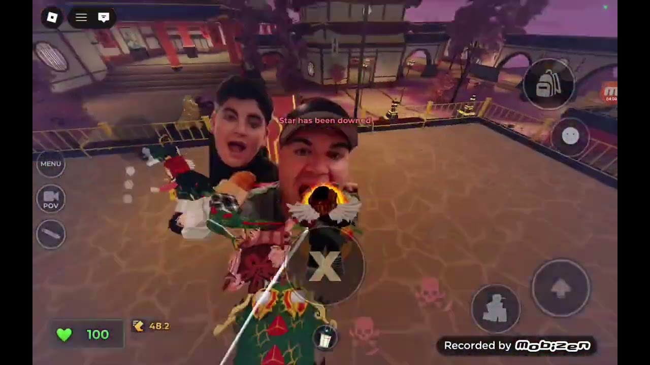 Evade but i ask for robux in the last part :D