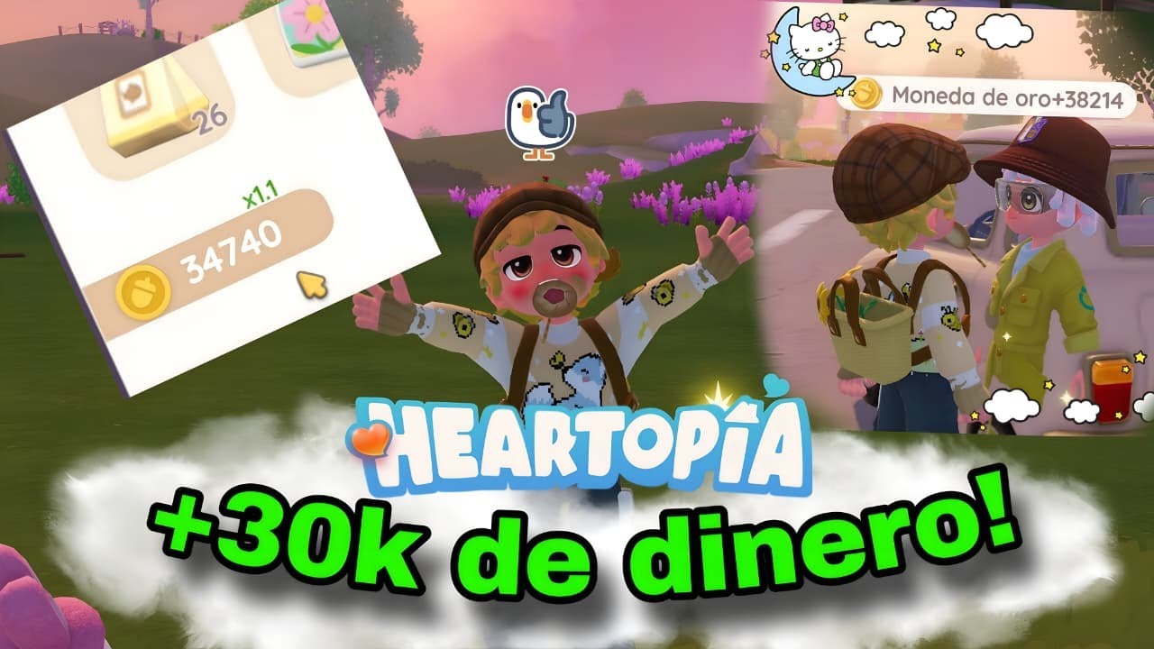 COMO CONSEGUIR 30k de DINERO cada 30 MINUTOS en HEARTOPIA.