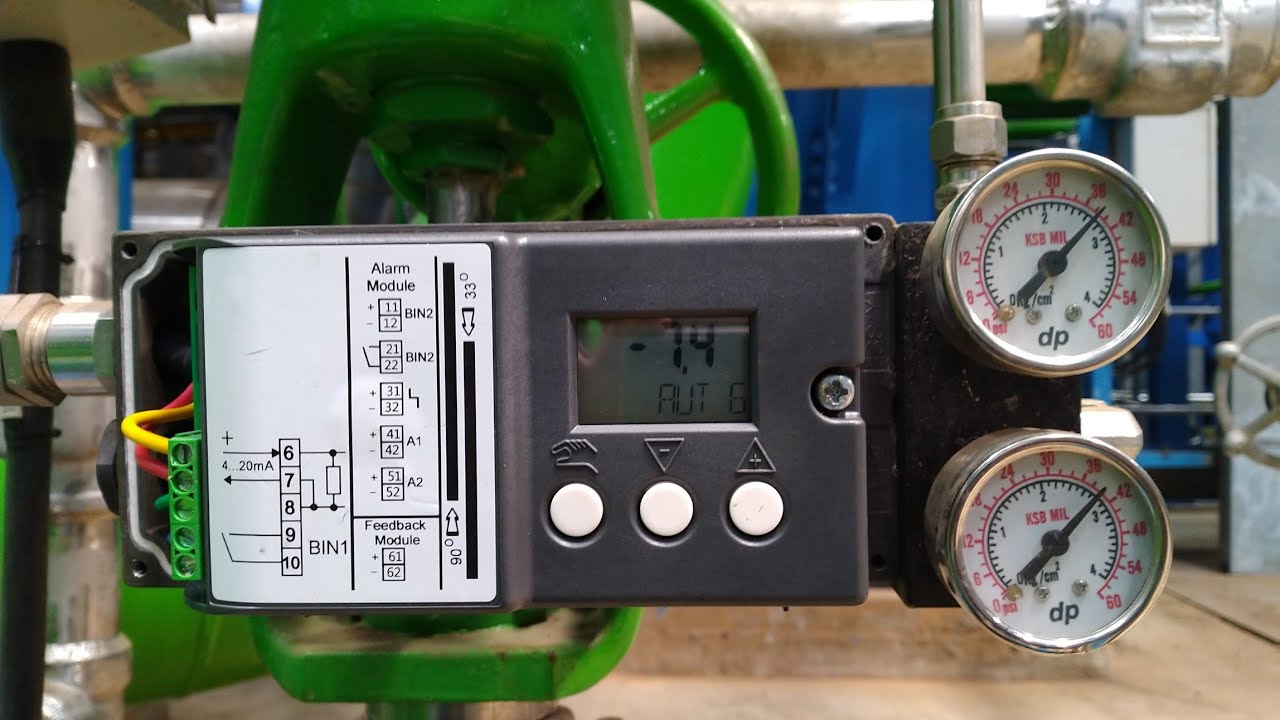 Siemen's SIPART PS2 Positioner Auto Calibration in English.