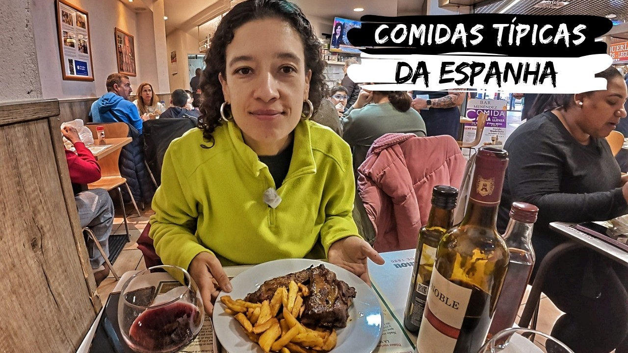 PROVANDO COMIDAS DA ESPANHA