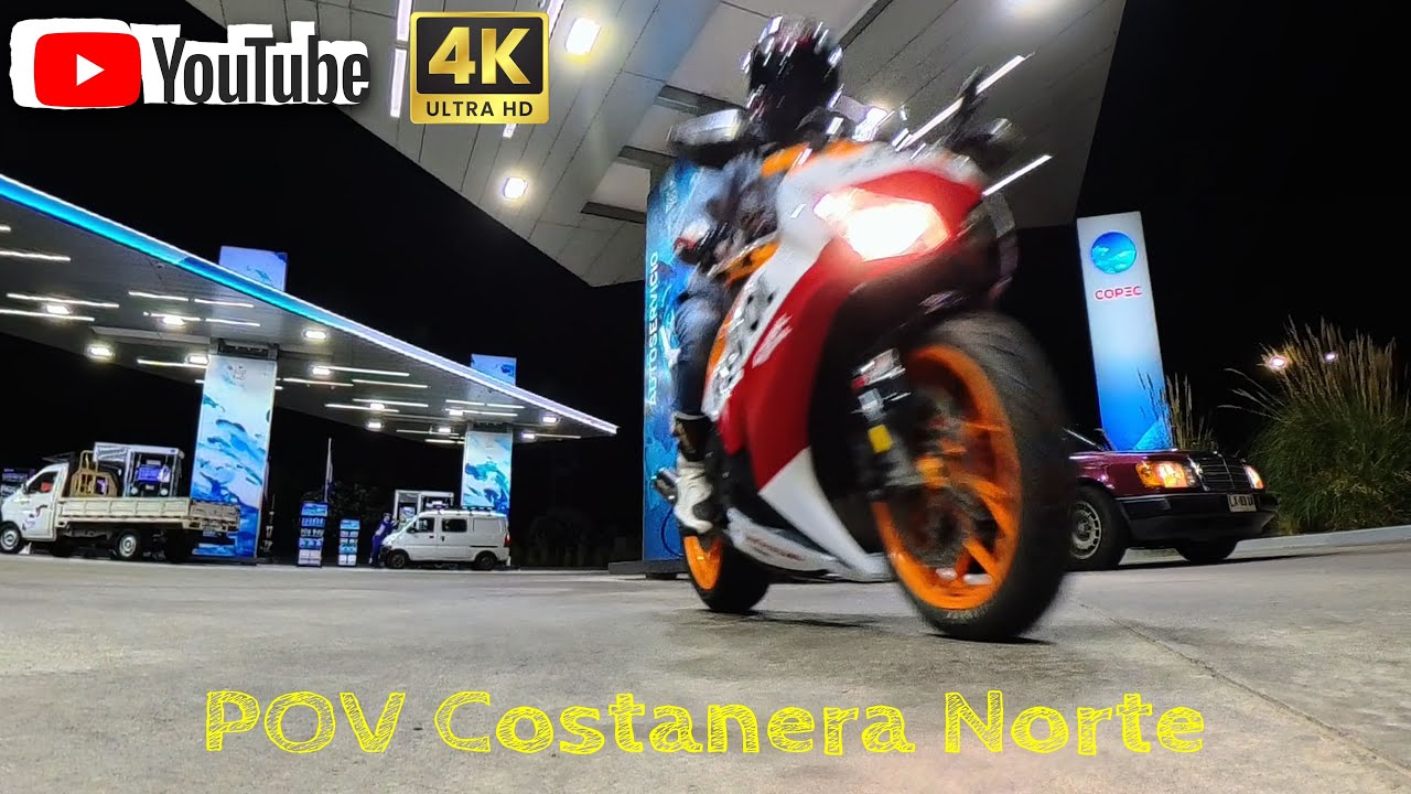 POV Insta360 x5 y GoPro 12 en Costanera Norte Honda CBR 1000 🇨🇱
