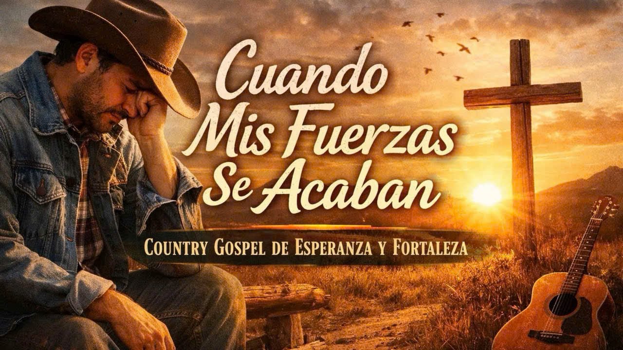 Cuando Mis Fuerzas Se Acaban | Country Gospel de Esperanza y Fortaleza | Música Cristiana