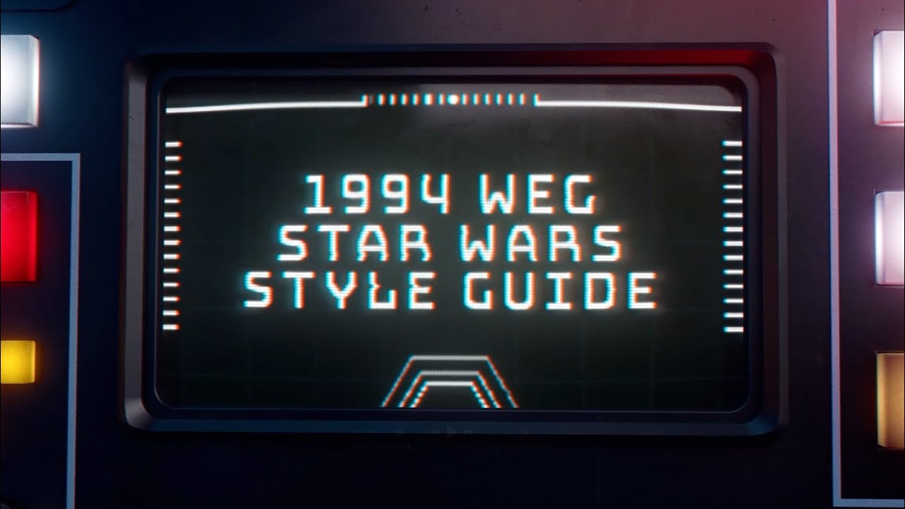 A Look at the 1994 West End Games Star Wars RPG Style Guide