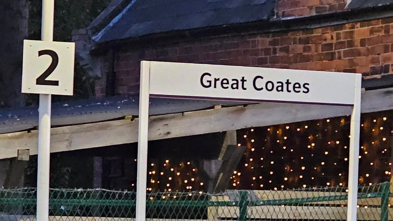 Trains at Great Coates Station 14/10/24.