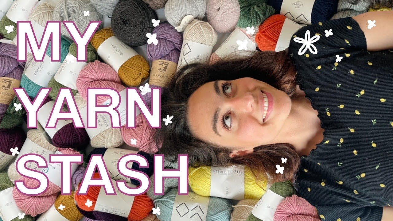 My yarn collection after 4 years of knitting (help!) | Woozy By Céline