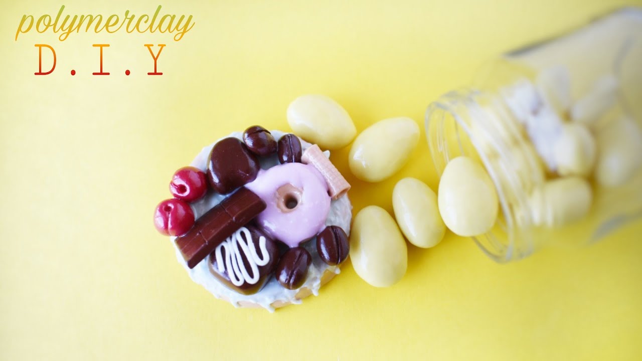 Polymer Clay Decoration On Jar Lids || Delicious Jar