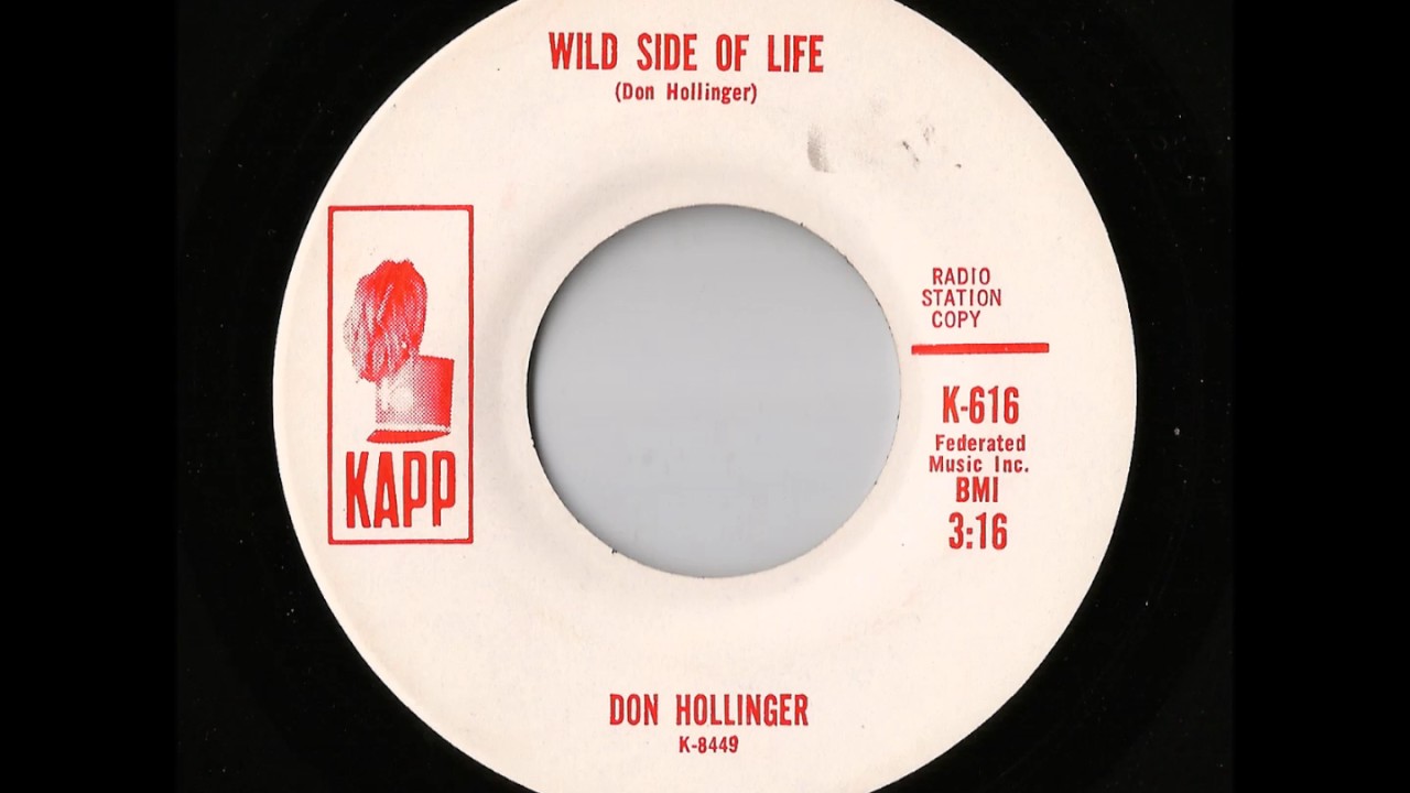 Don Hollinger - Wild Side Of Life (Kapp)