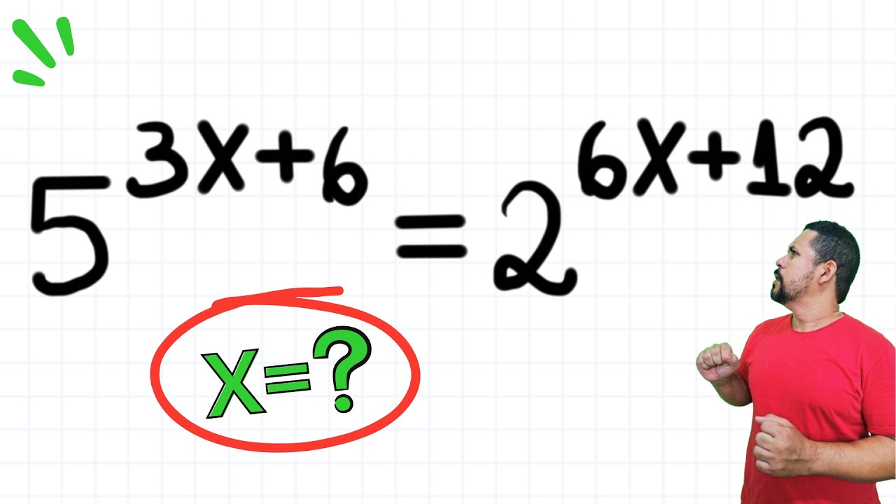 COMO RESOLVER essa Equação Exponencial