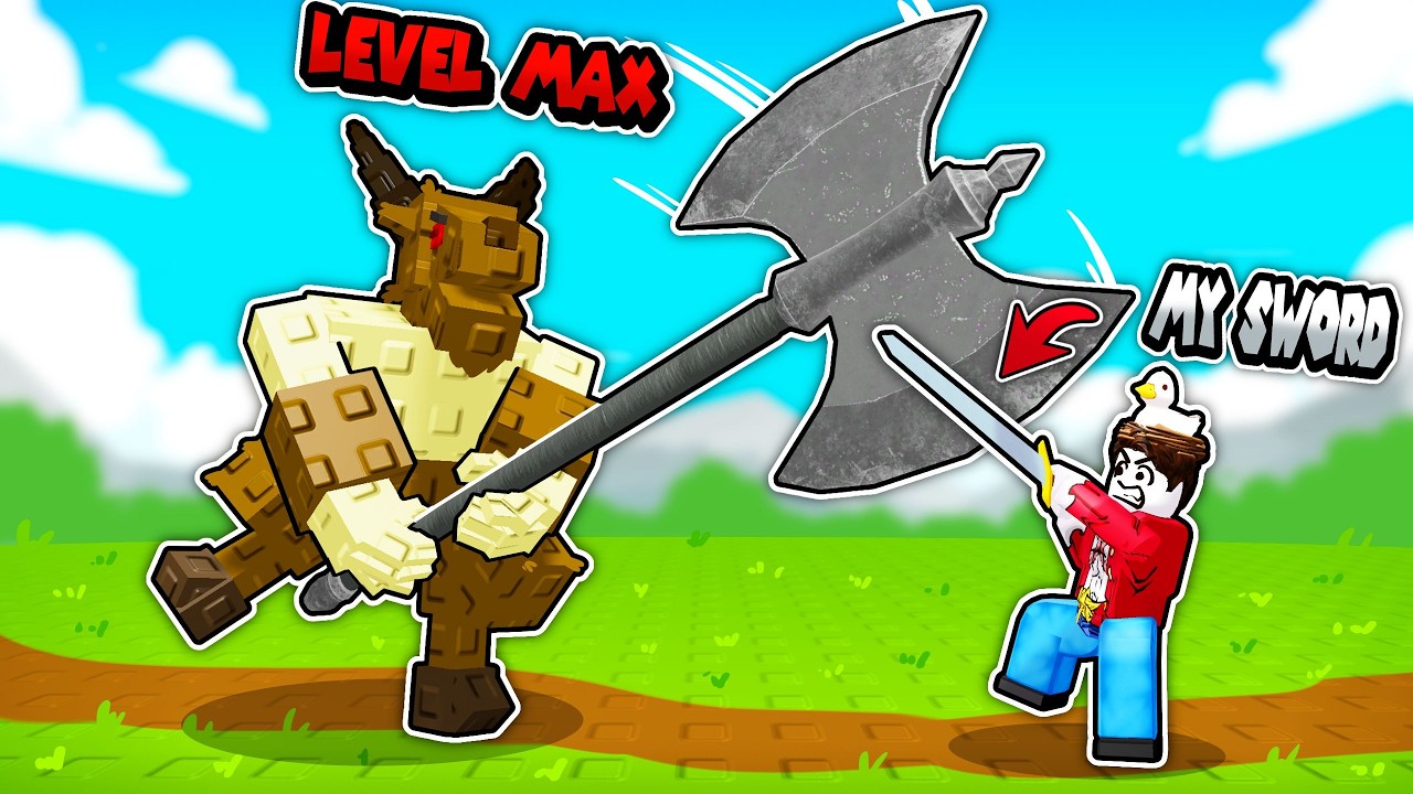 I evolved to GODLY weapons to defeat Bosses in Roblox