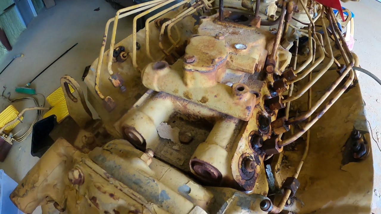 Cat 3412 wanderlodge Ep4 removing aftercooler injector lines turbos