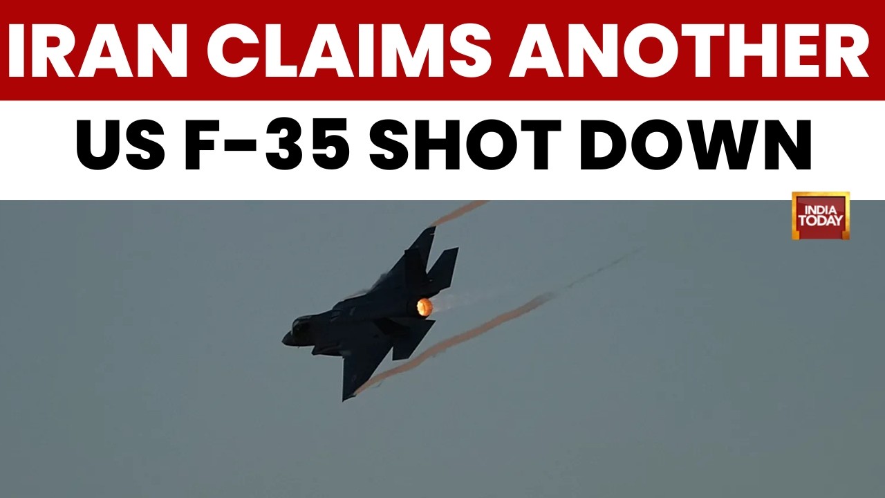 Iran twierdzi, że drugi amerykański myśliwiec stealth F-35 został zestrzelony nad regionem centra...