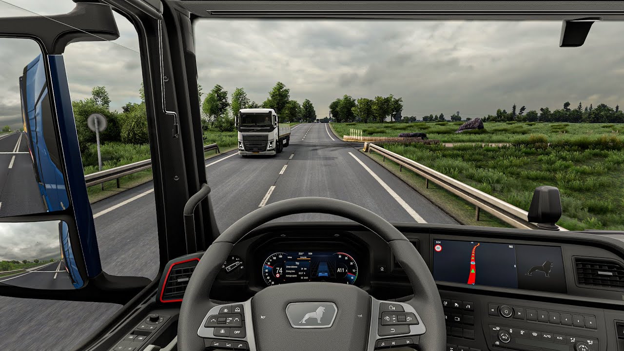 4K Realistic Mod Ultra Graphic MAN 2025 |Euro Truck Simulator 2 1.56 Snowymoon Mod Gameplay