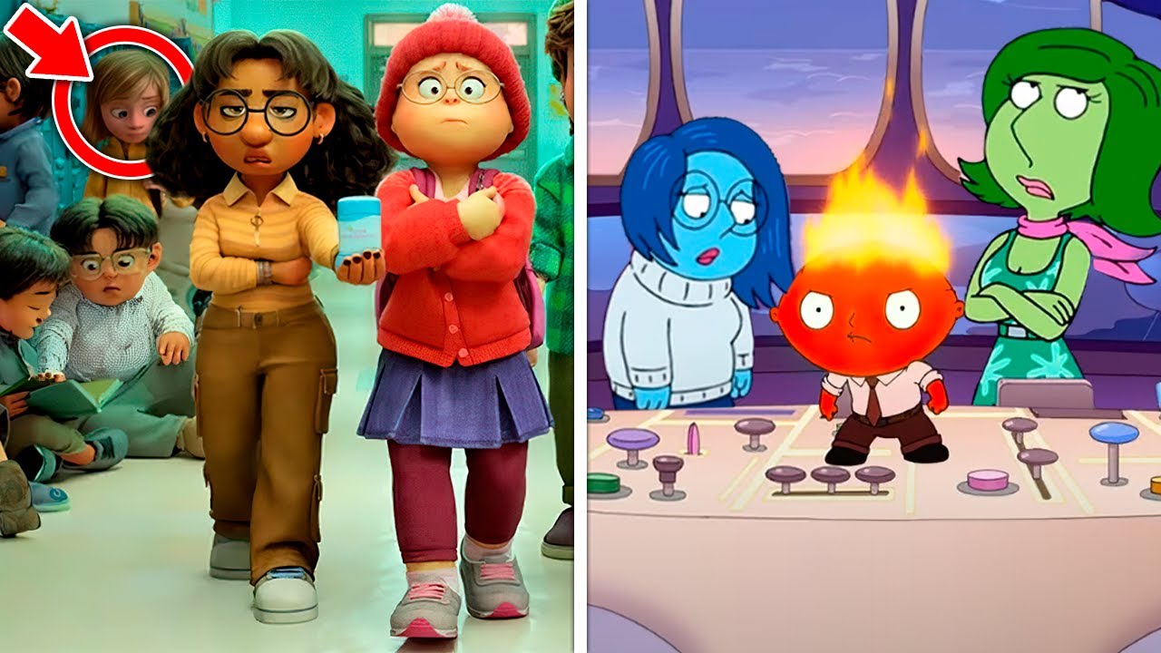 12 APPEARANCES OF INSIDE OUT IN OTHER CARTOONS