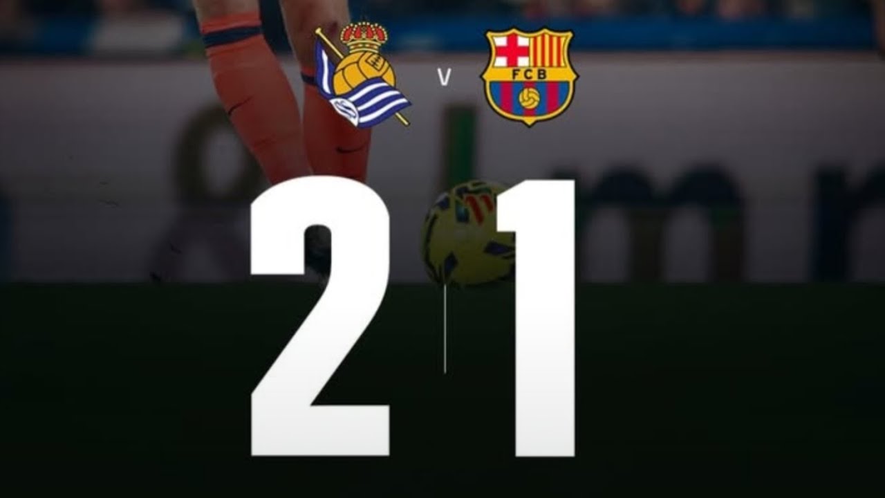 REAL SOCIEDAD 2  BARÇA 1.ES INEXPLICABLE QUE EL BARÇA NO HAYA GANADO ESTE PARTIDO 