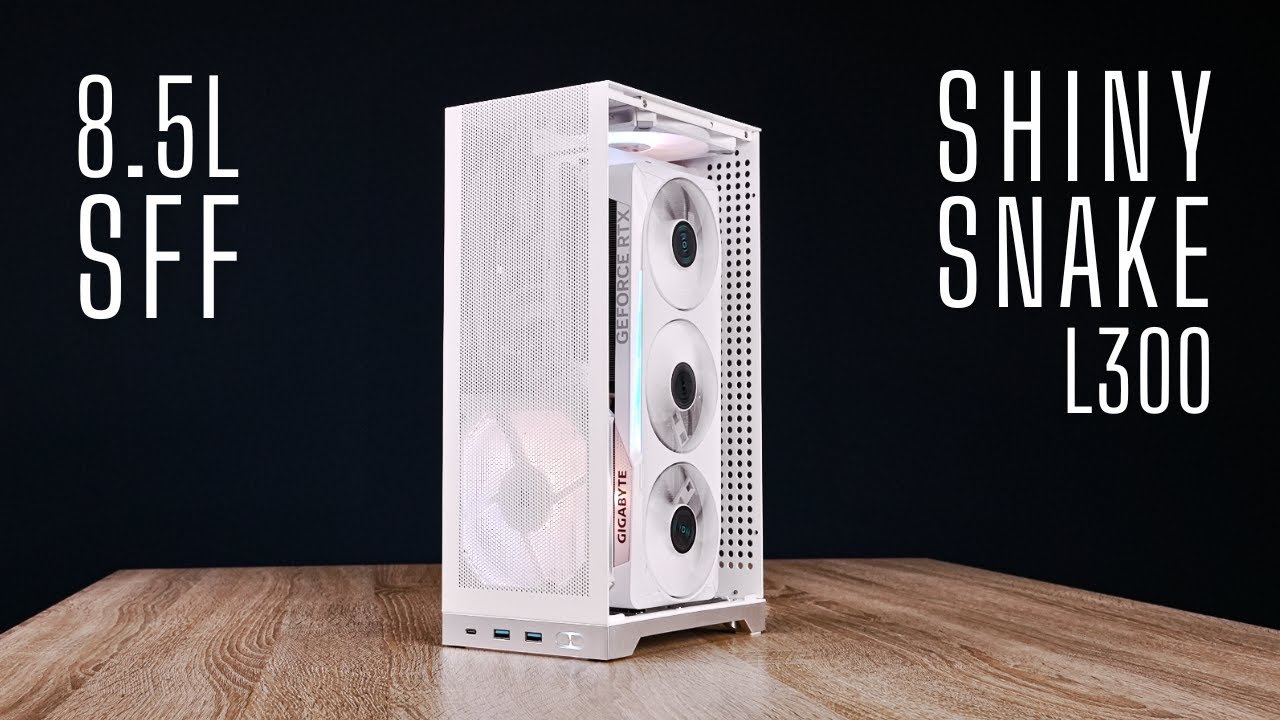 Insanely Compact White SFF Build | ShinySnake L300 (8.5L) + AORUS X870i + RTX 5070 ICE + Cryorig C5