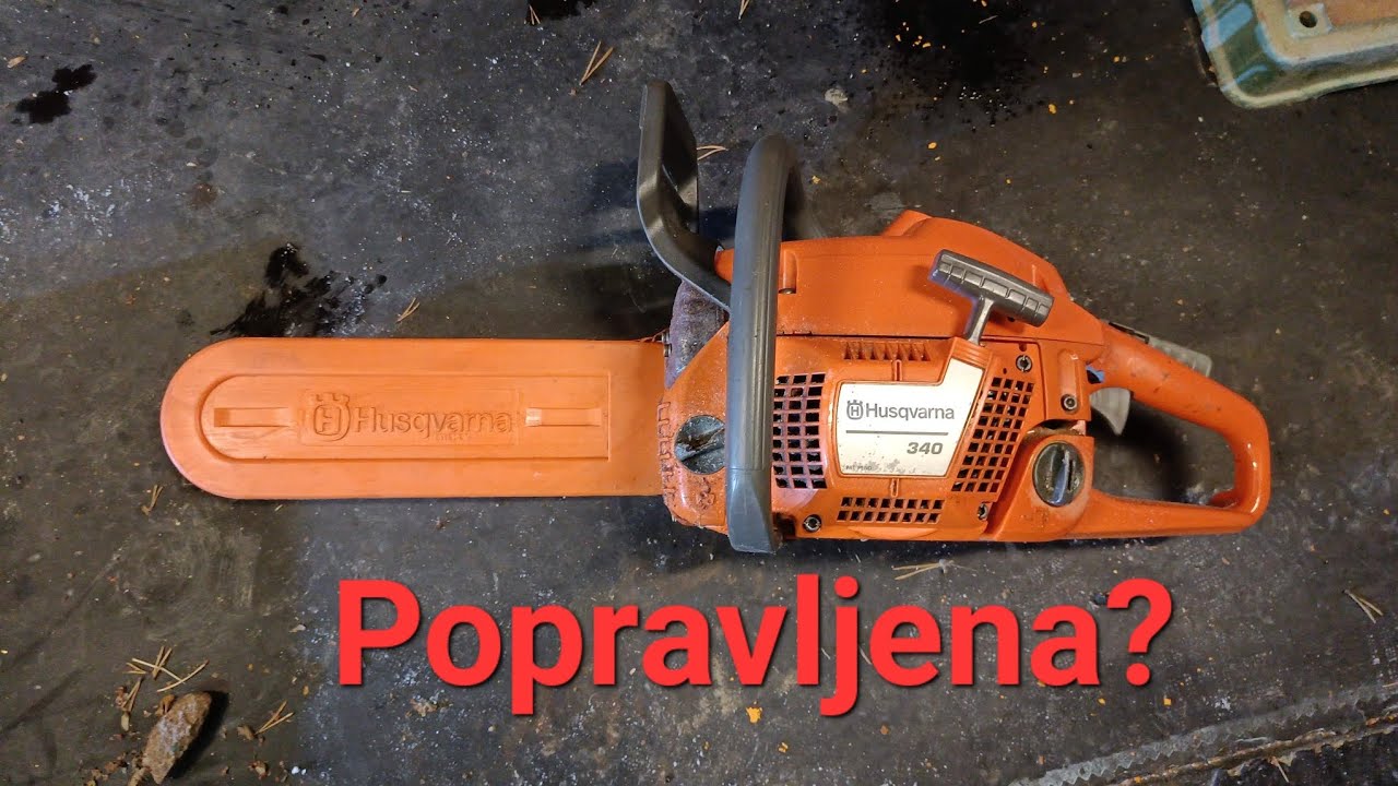 Husqvarna 340-- Kompletna Popravka-- Gubi Pritisak!