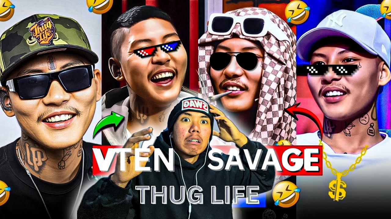 VTEN Savage Thug Life 😂 | Ultimate Funny Reaction | Mikchan Reaction 