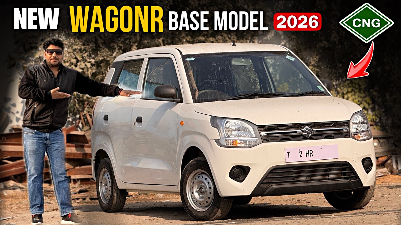 2026 New WagonR Lxi CNG🔥Best Mileage Car in CNG🏆