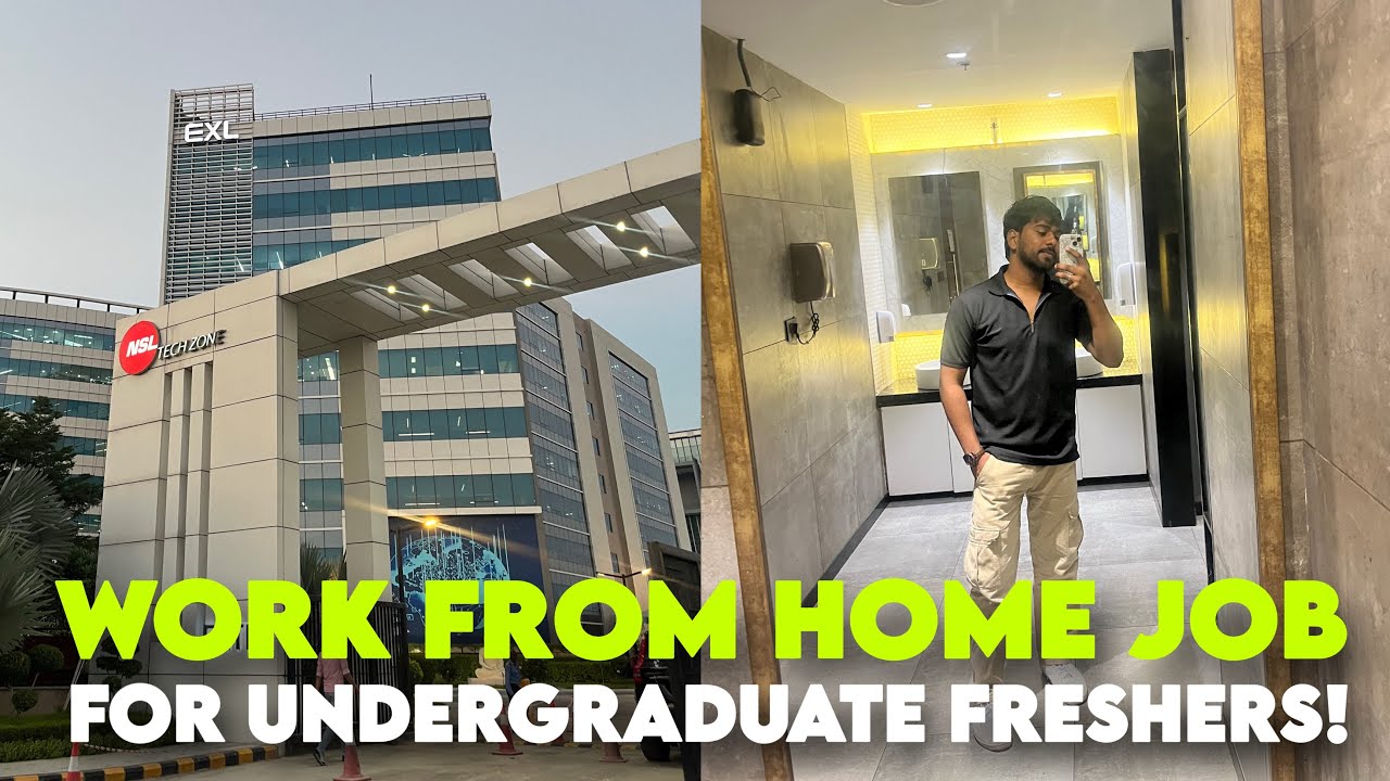 How To Get Work From From Job For Undergraduate Freshers | Job In Noida ||