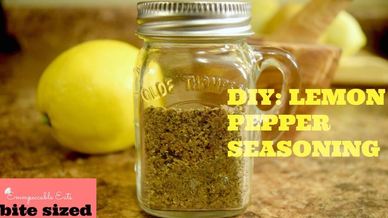 Bite Sized: DIY Lemon Pepper Seasoning