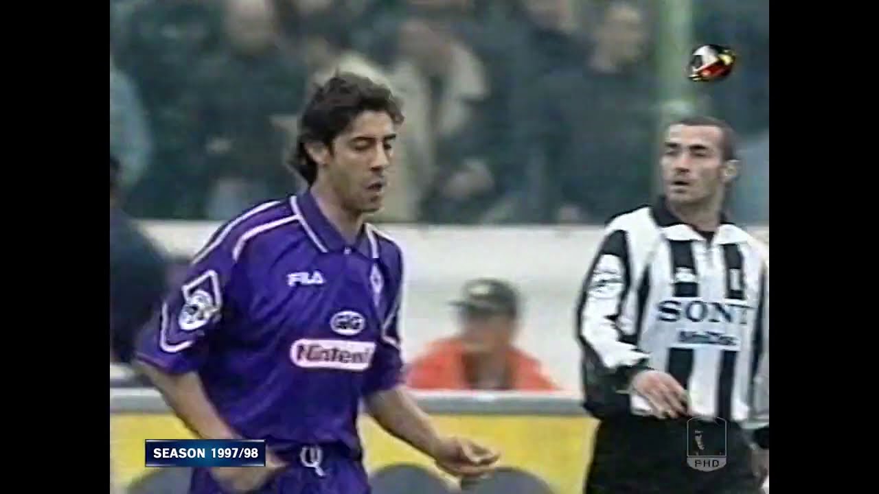 Rui Costa vs Juventus - Serie A 1997/98, g22