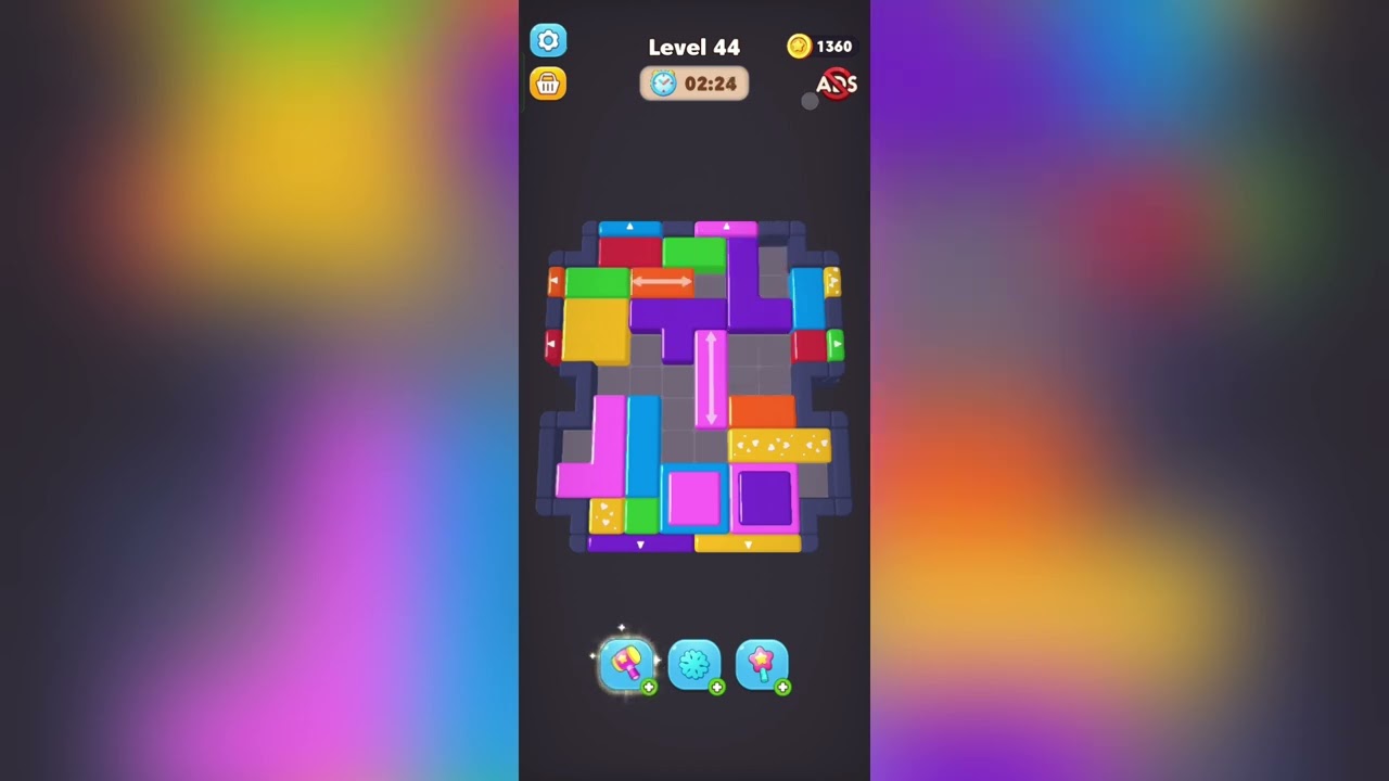 Slide Jam Level 44 Walkthrough 🧩 | Step-by-Step Puzzle Solution!