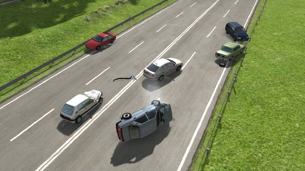 CCTV Realistic Crashes 20 - BeamNG. Drive