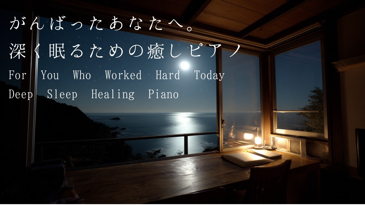 Deep Sleep Piano | 深く眠るための癒しピアノ | After a Long Day | 即寝 | リラックス | 入眠 | 休息 | 睡眠 | ヒーリング