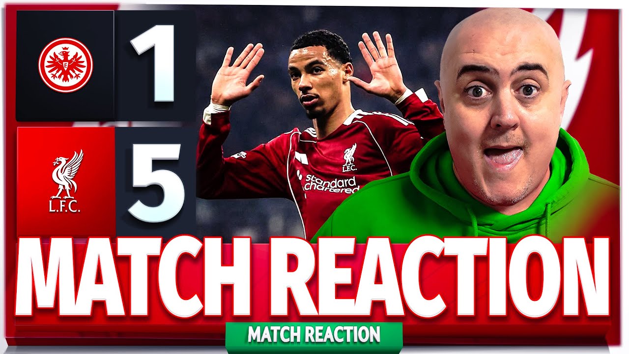 EINTRACHT FRANKFURT 1-5 LIVERPOOL! Craig's Match Reaction LIVE