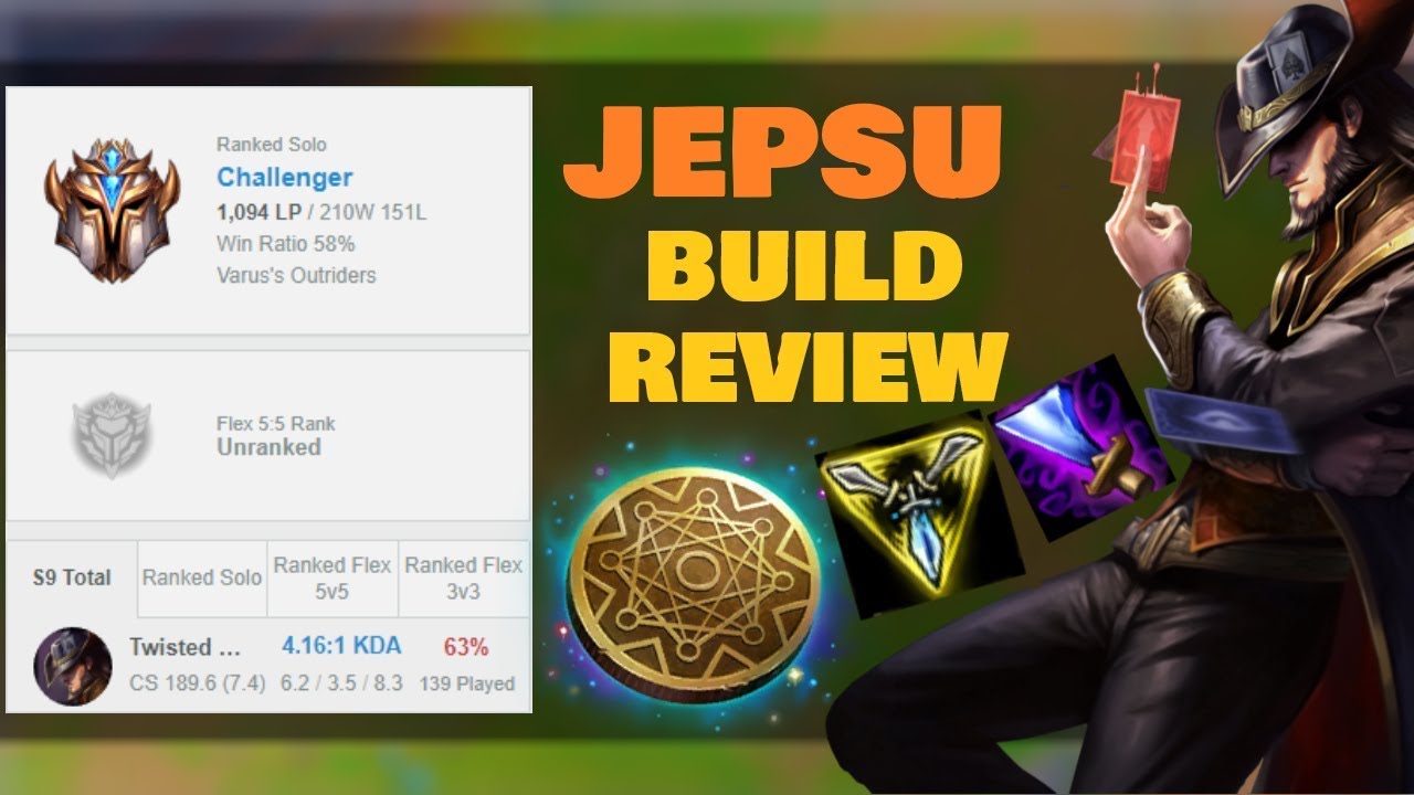 CHALLENGER | RANK 1 TWISTED FATE EUW | BUILD AND GAME REVIEW