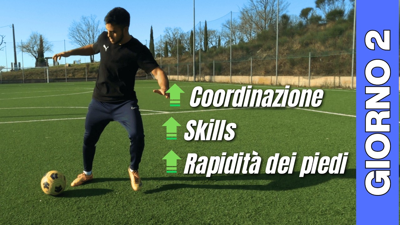 Come Migliorare La Tecnica e Coordinazione Col Pallone - Giorno 2