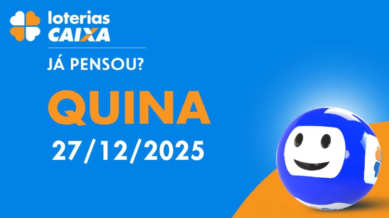 Resultado da Quina - Concurso n&ordm; 6913 - 27/12/2025