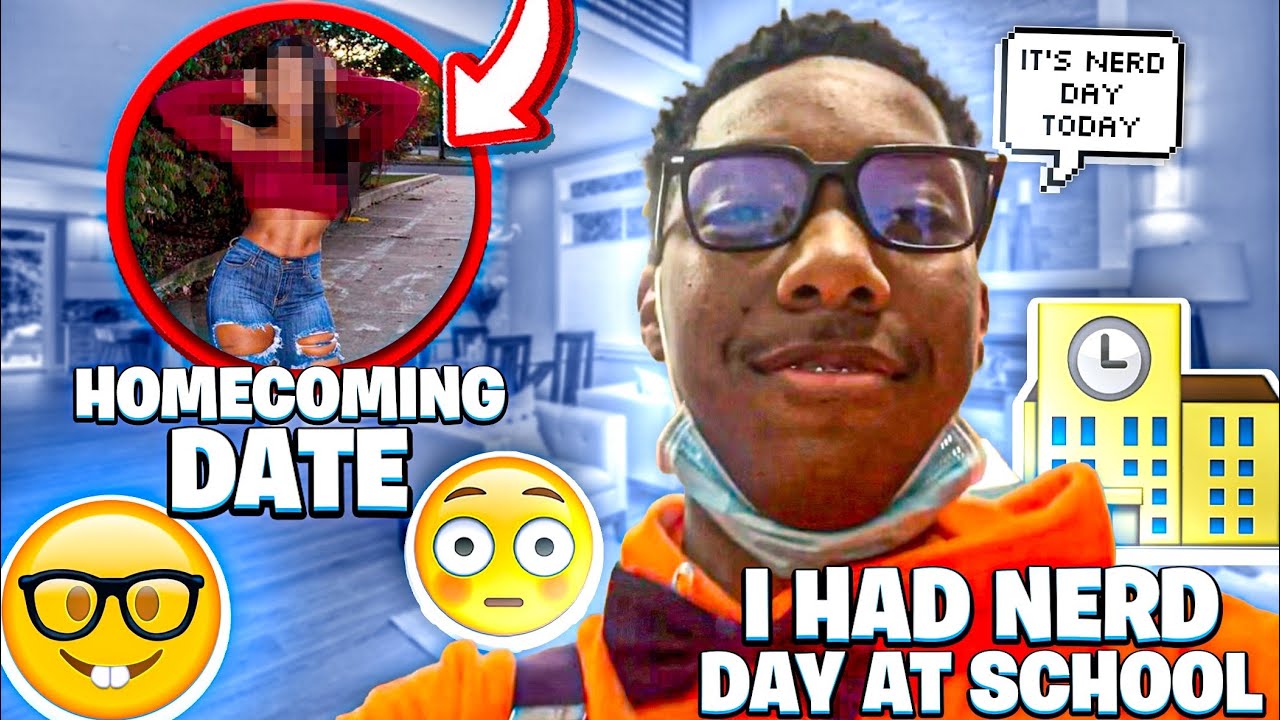 WE HAD NERD DAY AT SCHOOL & I ASK SOMEONE TO HOMECOMING