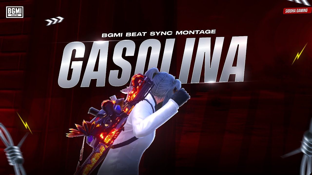 Gasolina - Best BGMI Beat Sync Montage | PUBG BGMI Beat Sync | Siddha Gaming